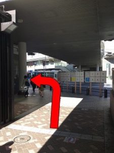 JR横浜駅からホワイトニングバー横浜ビブレ店までの案内４