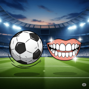 サッカー選手とホワイトニングの関係